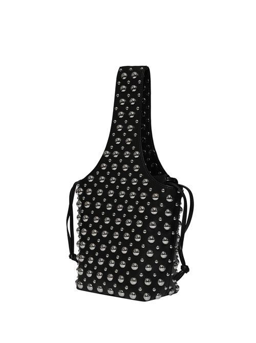 Borsa secchiello Debby in pelle vegana con borchie Liviana Conti | A6SA32Y69-0